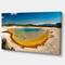 Designart - Yellowstone Heat Pool Panorama - Landscape Print Wall Artwork